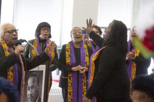 Members of the Amazing Grace choir perform